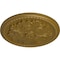 Ekena Millwork Swindon Ceiling Medallion (Fits Canopies up to 2 7/8"), Hand-Painted Gold, 16 7/8"OD x 1 1/2"P CM16SWGLS - alternate 3